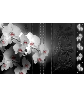 Fotografie tapet Orhidee 3D Abstractie